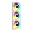 CORSAIR Qx RGB Series Icue Link Qx120 RGB White 120mm kit de expansão de ventoinha RGB com dome magnético