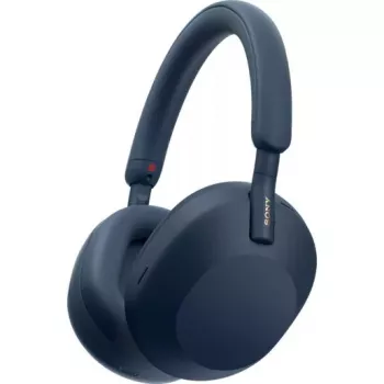 Sony WH-1000XM5 auscultadores com cancelamento de ruído, sem fios, 30 horas de autonomia, auscultadores Bluetooth circum-auriculares, otimizados para Alexa e Google Assistant, IOS e Android com microfone integrado, em Midnight Blue