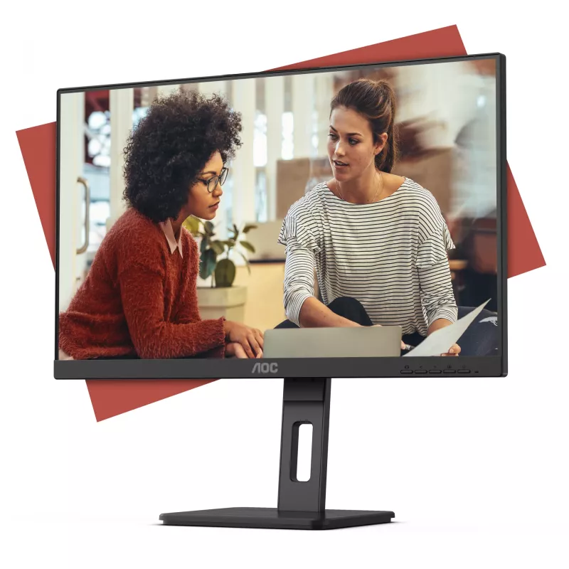 AOC E3 24E3QAF monitor de computador 60,5 cm (23,8 polegadas) 1920 x 1080 píxeis Full HD LCD preto