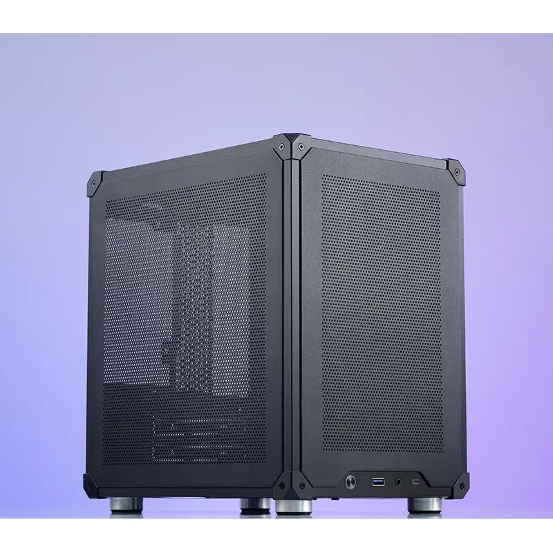 Caixa de PC Jonsbo C6 preto ITX, micro ATX