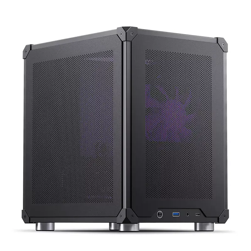 Caixa de PC Jonsbo C6 preto ITX, micro ATX