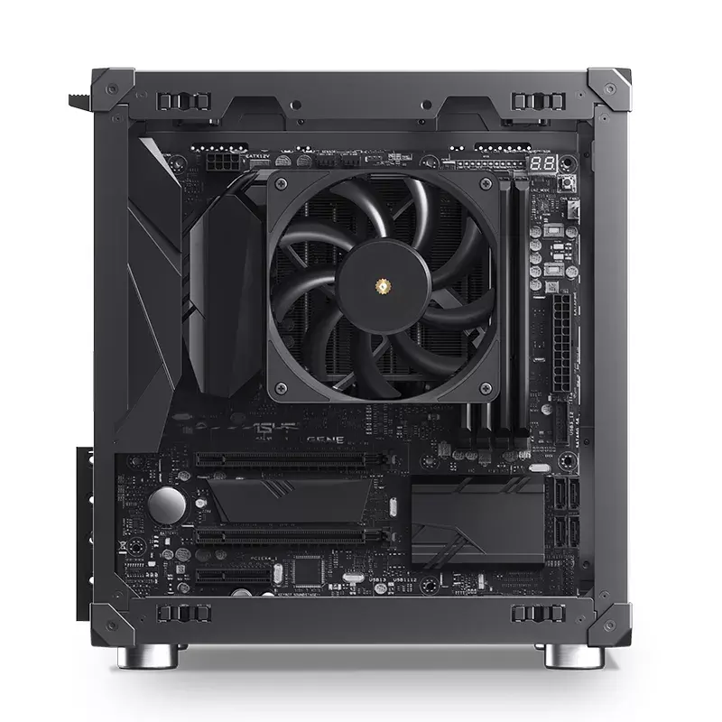 Caixa de PC Jonsbo C6 preto ITX, micro ATX
