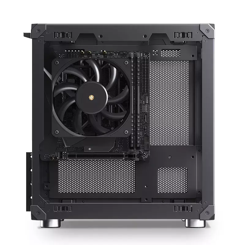 Caixa de PC Jonsbo C6 preto ITX, micro ATX