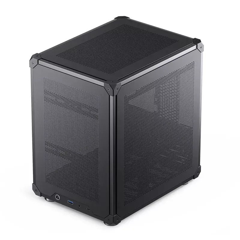 Caixa de PC Jonsbo C6 preto ITX, micro ATX