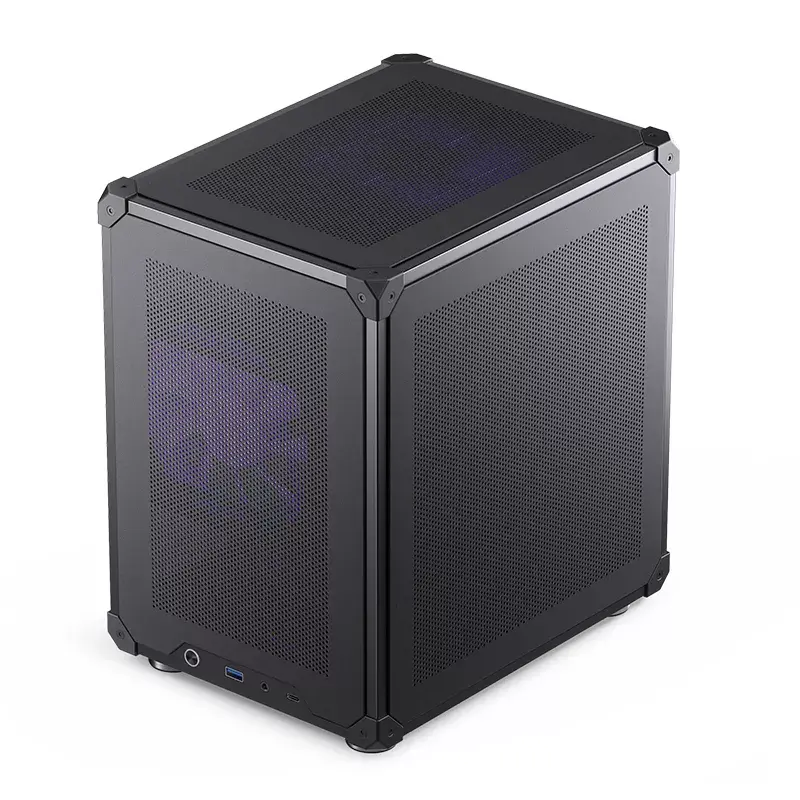 Caixa de PC Jonsbo C6 preto ITX, micro ATX