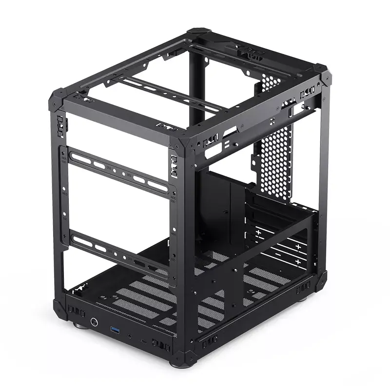 Caixa de PC Jonsbo C6 preto ITX, micro ATX