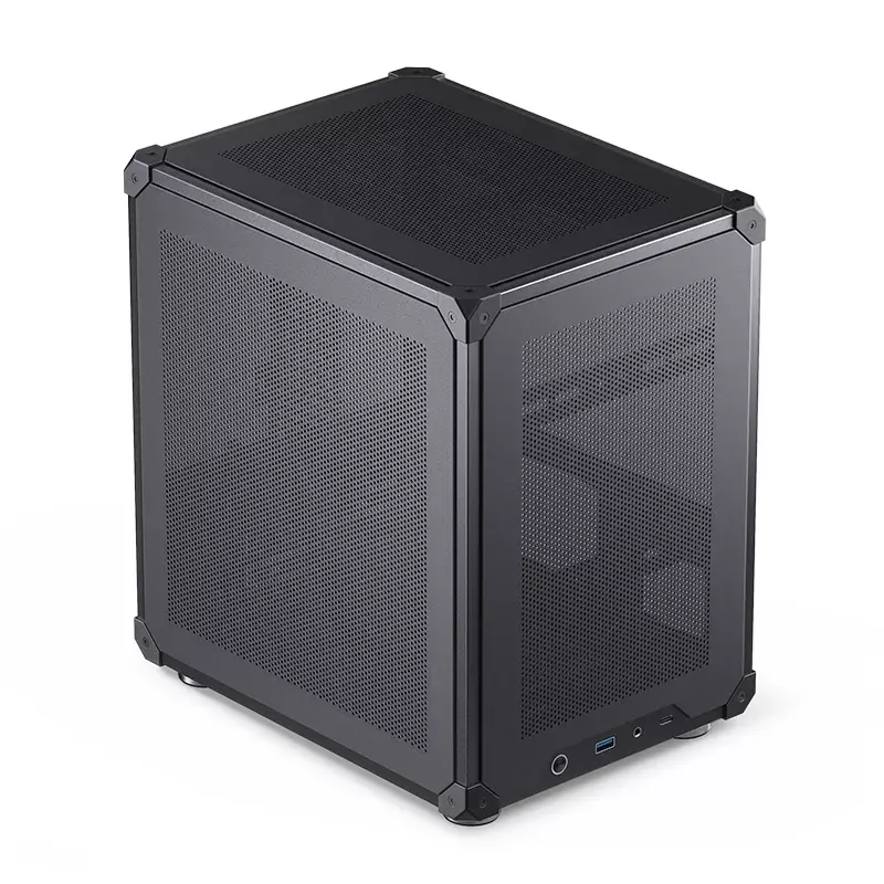 Caixa de PC Jonsbo C6 preto ITX, micro ATX