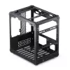 Caixa de PC Jonsbo C6 preto ITX, micro ATX
