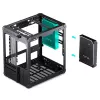 Caixa de PC Jonsbo C6 preto ITX, micro ATX