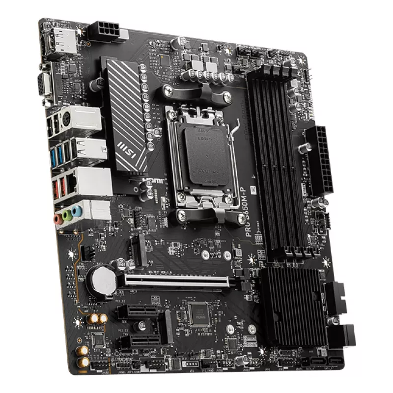 MSI PRO B650M-P Placa-mãe AMD B650 Socket AM5 micro ATX