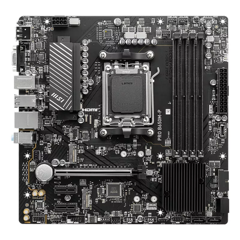 MSI PRO B650M-P Placa-mãe AMD B650 Socket AM5 micro ATX