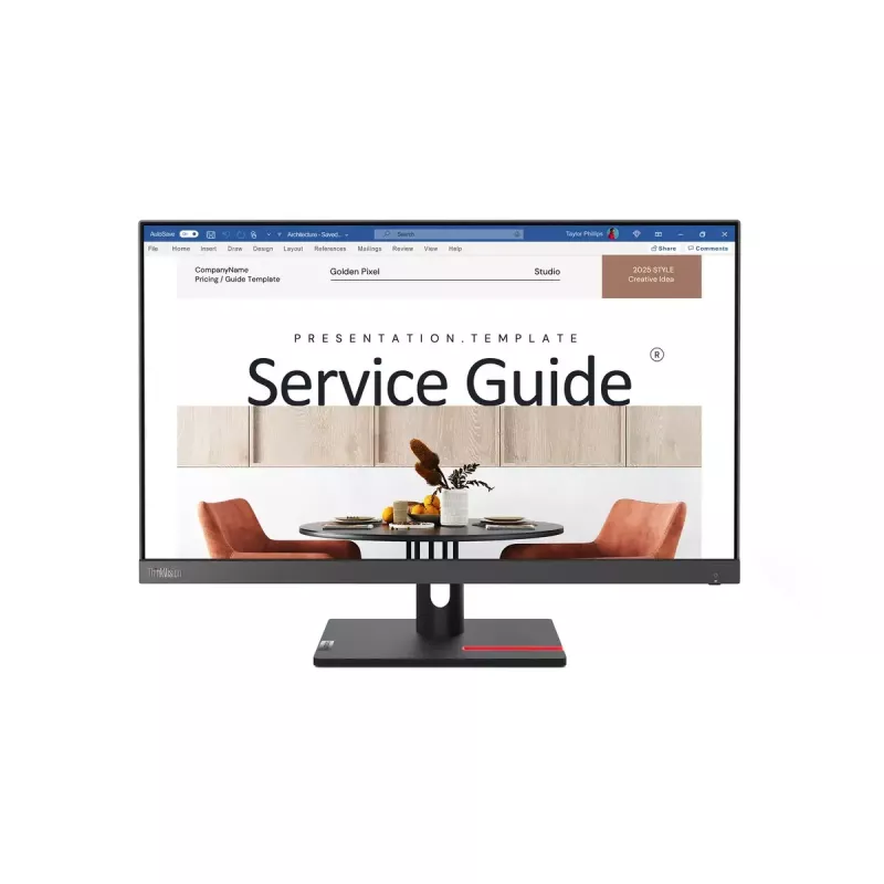 Lenovo ThinkVision S24i-30 Monitor de computador 60,5 cm (23,8 polegadas) 1920 x 1080 píxeis Full HD LED Preto