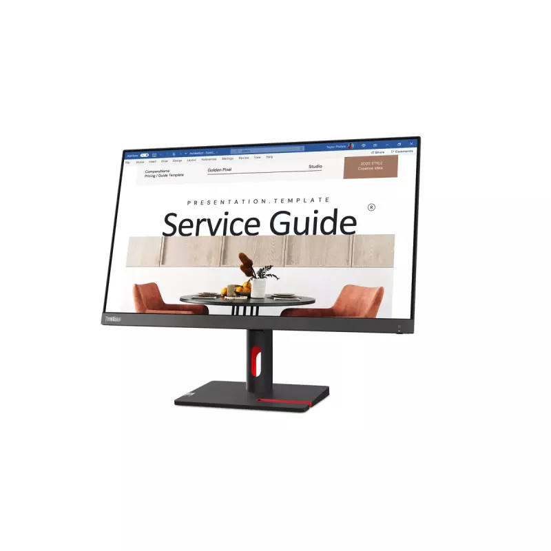 Lenovo ThinkVision S24i-30 Monitor de computador 60,5 cm (23,8 polegadas) 1920 x 1080 píxeis Full HD LED Preto