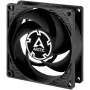 Ventoinha 80 mm Arctic P8 Max High-Performance PWM, 80 mm de diâmetro, preto, 67,96 m³/h fluxo de ar, 0,6 Sone