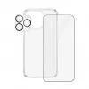 PanzerGlass ® Pacote 3-em-1 iPhone 15 Pro Max, Apple, Apple - iPhone 15 Pro Max, Aplicação a seco, Resistente a choques, Transparente, 1 unidade