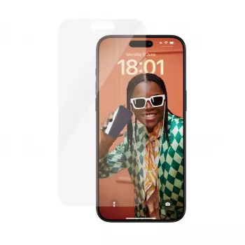 PanzerGlass ® Película de proteção de ecrã iPhone 15 Pro Max | Classic Fit