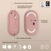 Rato ótico sem fios LOGITECH Pebble 2 M350s rosa