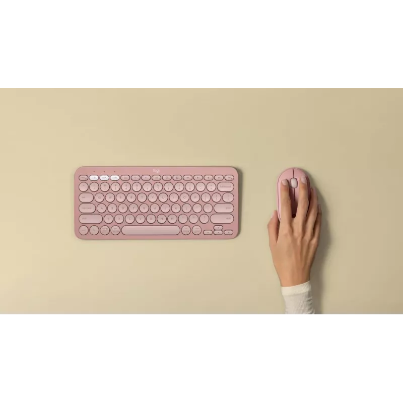 Rato ótico sem fios LOGITECH Pebble 2 M350s rosa