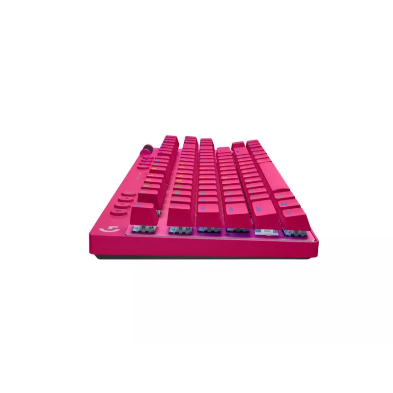 Teclado gaming LOGITECH G Pro X TKL Lightspeed - Bluetooth - rosa US International tátil