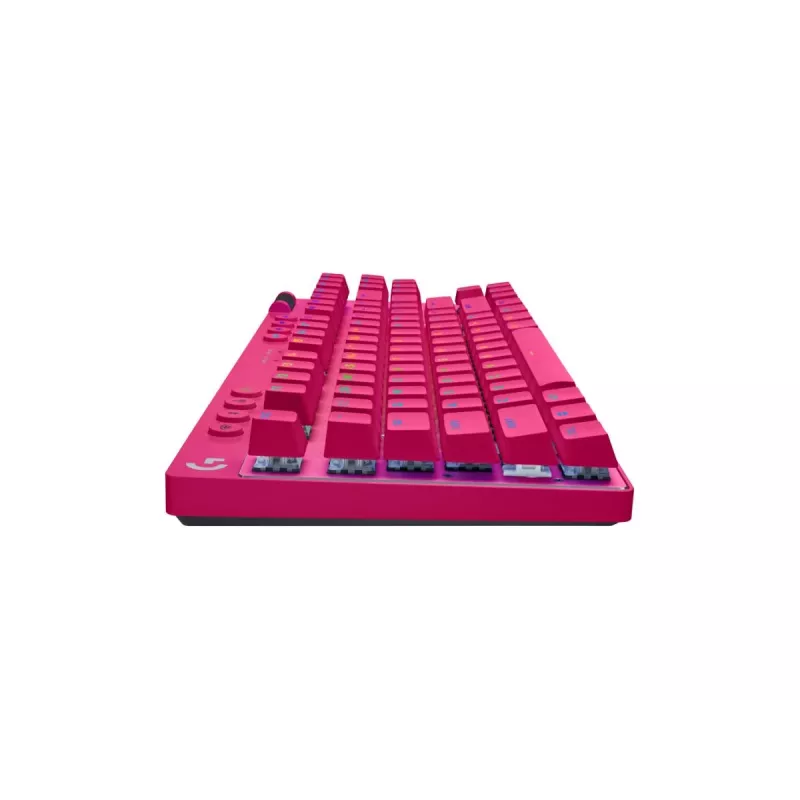 Teclado gaming LOGITECH G Pro X TKL Lightspeed - Bluetooth - rosa US International tátil