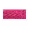 Teclado gaming LOGITECH G Pro X TKL Lightspeed - Bluetooth - rosa US International tátil