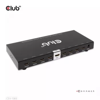 Splitter HDMI CLUB3D 1 para 8 Full 3D e 4K60Hz (600MHz)