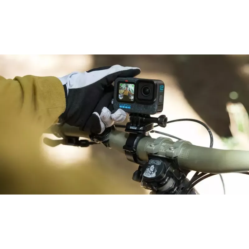Câmara de ação GoPro HERO12 Black — 5K Ultra HD, 240 fps, 27 MP CMOS, campo de visão de 177°, LCD, MicroSD, Wi‑Fi