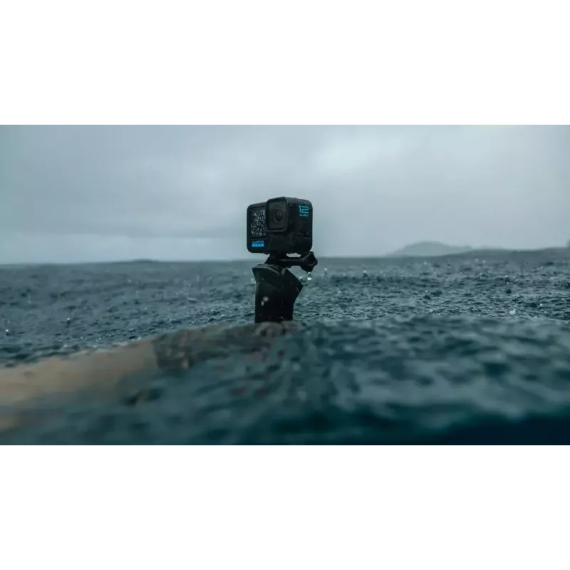 Câmara de ação GoPro HERO12 Black — 5K Ultra HD, 240 fps, 27 MP CMOS, campo de visão de 177°, LCD, MicroSD, Wi‑Fi