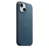 Capa APPLE FineWoven com MagSafe iPhone 15 azul Pacífico