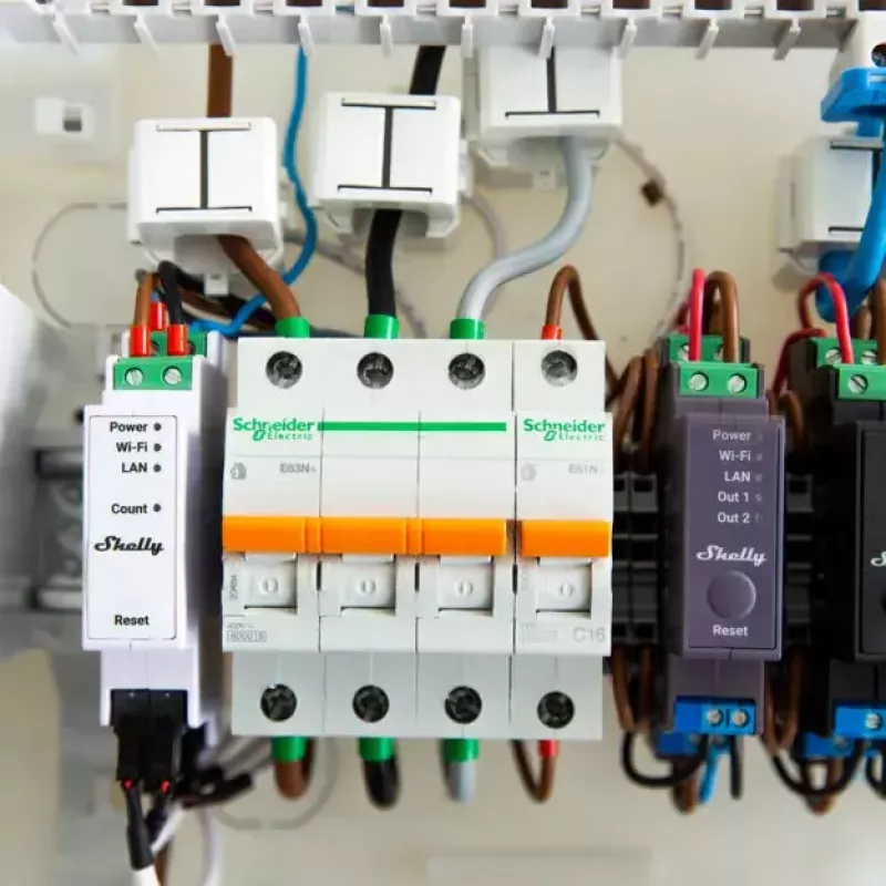 Medidor de consumo energético Shelly Pro 3EM AC 120 A 50-60 Hz