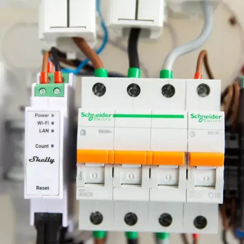 Medidor de consumo energético Shelly Pro 3EM AC 120 A 50-60 Hz
