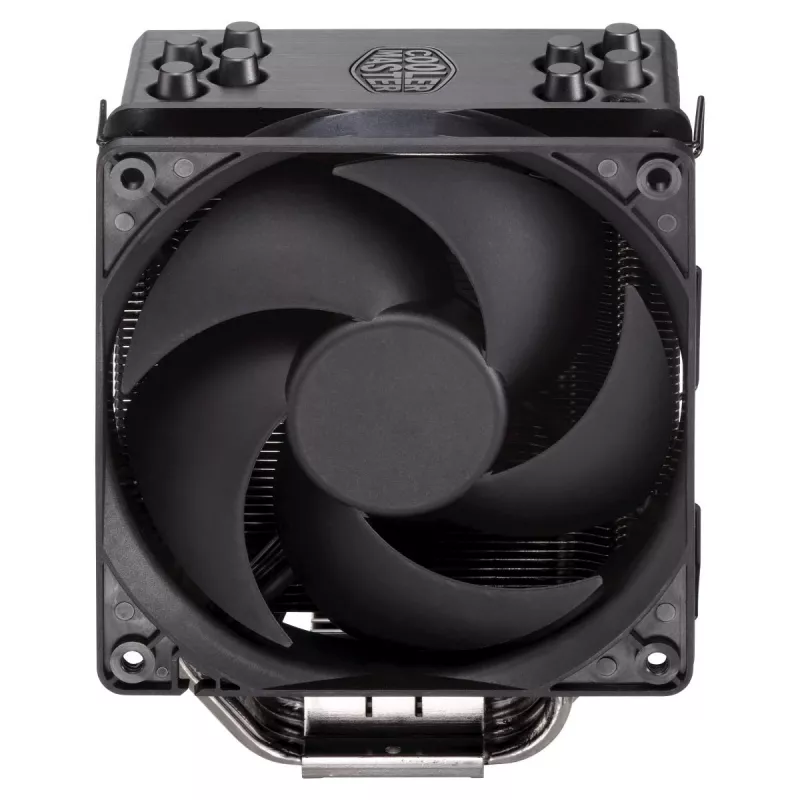 Cooler Master Hyper 212 Black RR-S4KK-25SN-R1 cooler a ar para CPU, ventoinha de 120 mm, 4 tubos de calor, AM4/AM5/LGA1700, preto