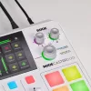 Interface de áudio Rode RodeCaster Duo branco – Consola de podcasting USB de 2 canais com misturador e pré-amplificadores