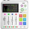 Interface de áudio Rode RodeCaster Duo branco – Consola de podcasting USB de 2 canais com misturador e pré-amplificadores