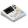 Interface de áudio Rode RodeCaster Duo branco – Consola de podcasting USB de 2 canais com misturador e pré-amplificadores