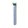 Máquina de barbear Philips Norelco OneBlade QP1324/20 — máquina de barbear azul sem fios, 30 min de autonomia, carregamento USB, lavável, contorno