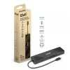 CLUB3D USB3.2 Gen2 Type-C, dock portátil 6-em-1 com duplo ecrã e vídeo USB Type-C 4K60Hz