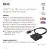 CLUB3D HDMI Switch bidirecional 2-em-1 8K60Hz 4K120Hz CSV-1384