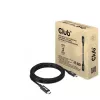 CLUB3D Cabo USB4 Gen3x2 Type-C bidirecional 8K60Hz ou 4K120Hz, dados 40Gbps, PD 240W(48V/5A) EPR M/M 3m / 9.84ft
