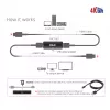 CLUB3D Repetidor HDMI Ativo 4K60Hz F/F