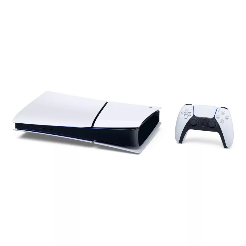 Sony PlayStation 5 (grupo de modelos - Slim) Digital Edition, PlayStation 5, preto, branco, 16384 MB, GDDR6, 448 GB/s, AMD