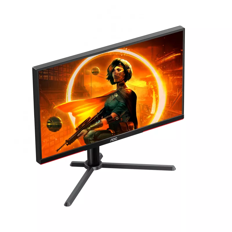 Monitor de computador AOC G3 Q27G3XMN/BK 68,6 cm (27 polegadas) 2560 x 1440 píxeis 2K Ultra HD LED preto, vermelho