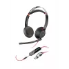 HP Poly Blackwire 5220 headset estéreo USB-C + ficha jack 3,5 mm + adaptador USB-C/A