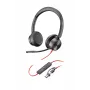 HP Poly Blackwire 8225 headset estéreo USB-C certificado Microsoft Teams + adaptador USB-C/A