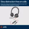 HP Poly Blackwire 8225 headset estéreo USB-C certificado Microsoft Teams + adaptador USB-C/A