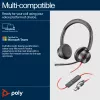 HP Poly Blackwire 8225 headset estéreo USB-C certificado Microsoft Teams + adaptador USB-C/A
