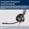 HP Poly Blackwire 3320 headset estéreo USB-C certificado Microsoft Teams + adaptador USB-C/A
