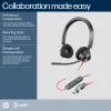 HP Poly Blackwire 3320 headset estéreo USB-C certificado Microsoft Teams + adaptador USB-C/A