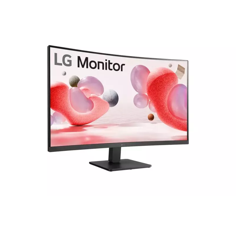 Monitor LG 32MR50C-B, 31,5 polegadas Full HD (1920 x 1080), painel VA curvo, 5 ms, 250 cd/m², contraste 3000:1, ângulo de visão 178°, preto