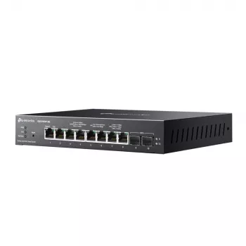 TP-Link Omada Switch Smart 8 portas 2.5GBASE-T e 2 portas 10GE SFP+ com 8 portas PoE+